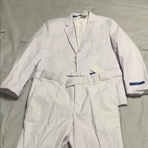 NWT - Perry Ellis 5pcs White Suit Set